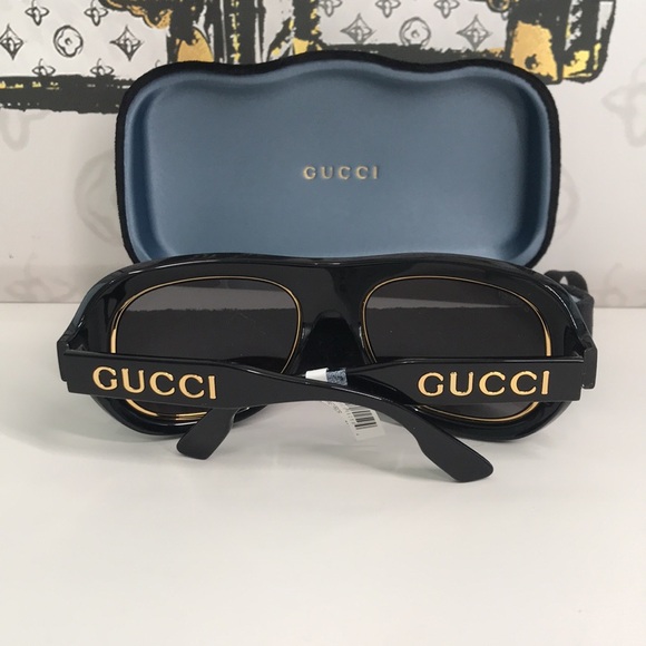 Luxury New Authentic Gucci GG1108S 001 Aviator Sunglasses ✨ - Picture 6 of 15
